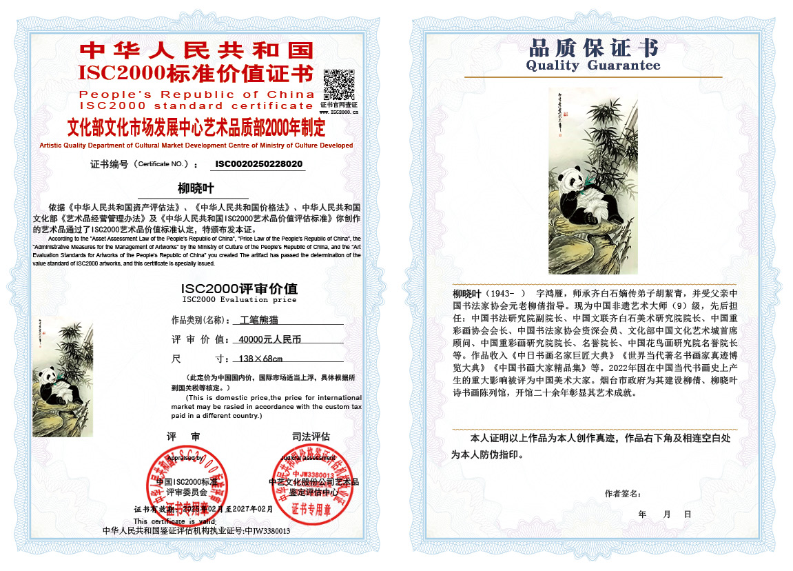 柳晓叶020《工笔熊猫》