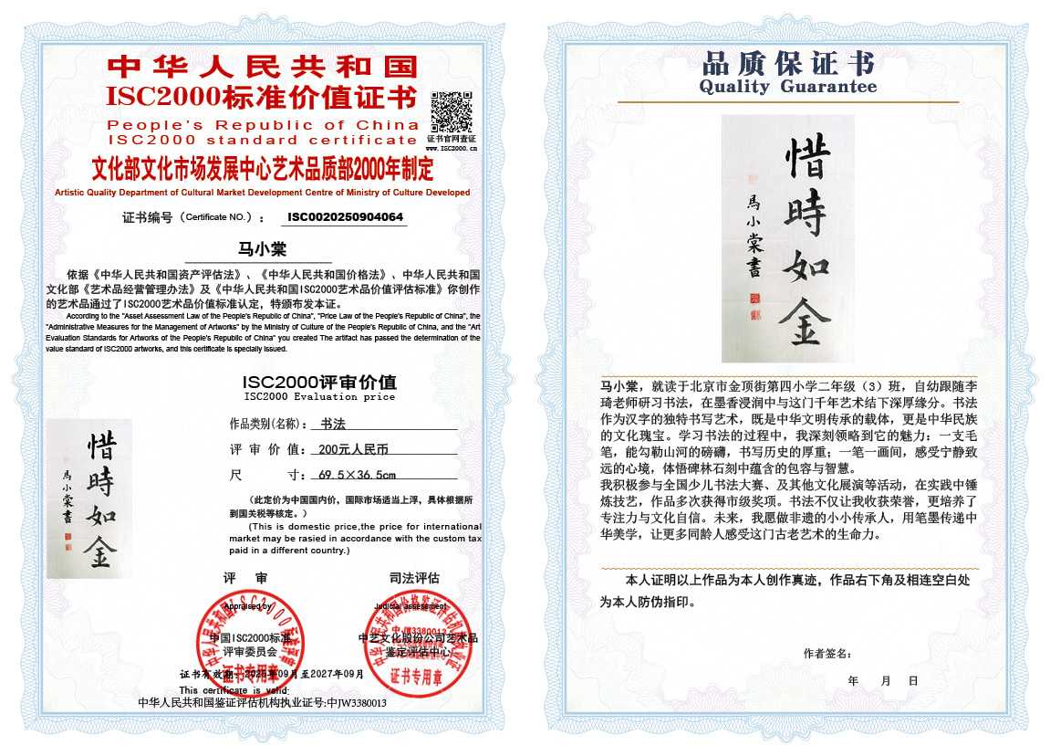 马小棠064《书法》