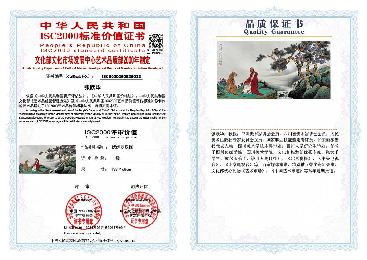 张跃华013《伏虎罗汉图》