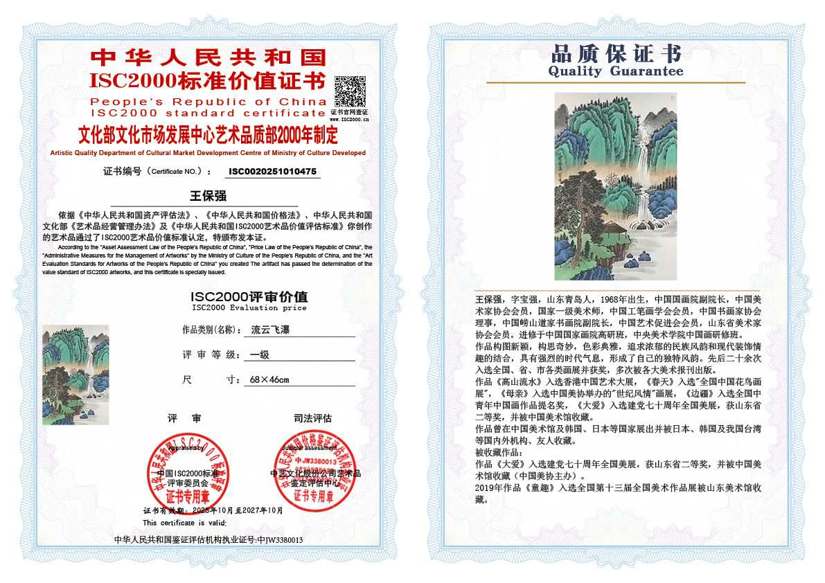 王保强475《流云飞瀑》