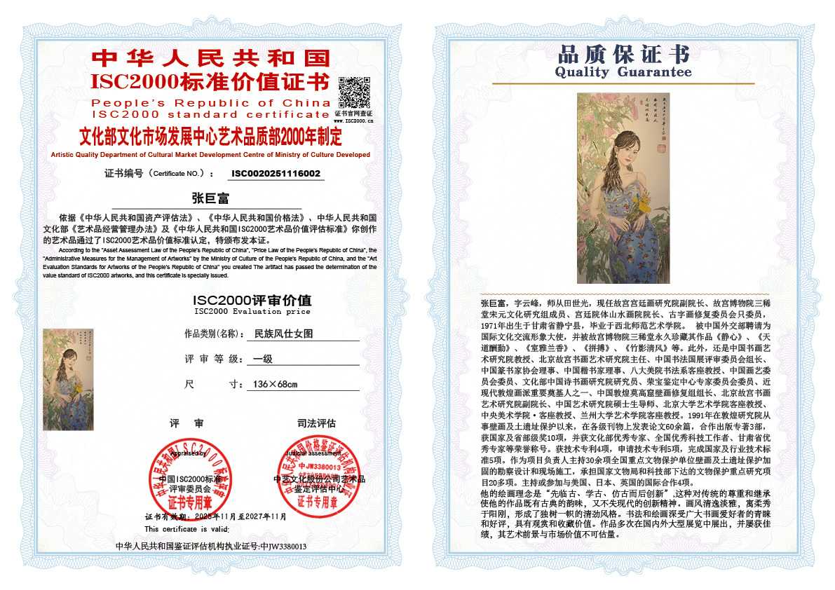 张巨富002《民族风仕女图》